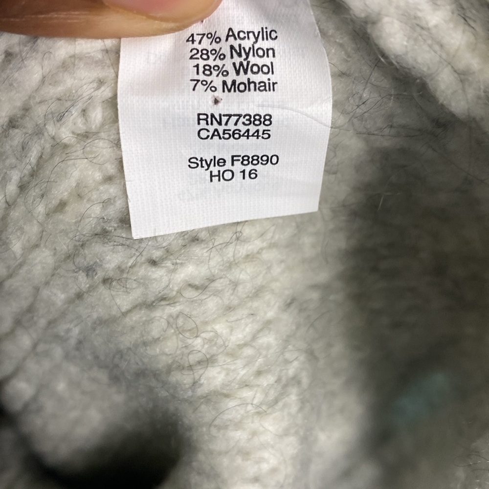 Madewell Snowbound Drawstring Pullover Gray Sweat… - image 6